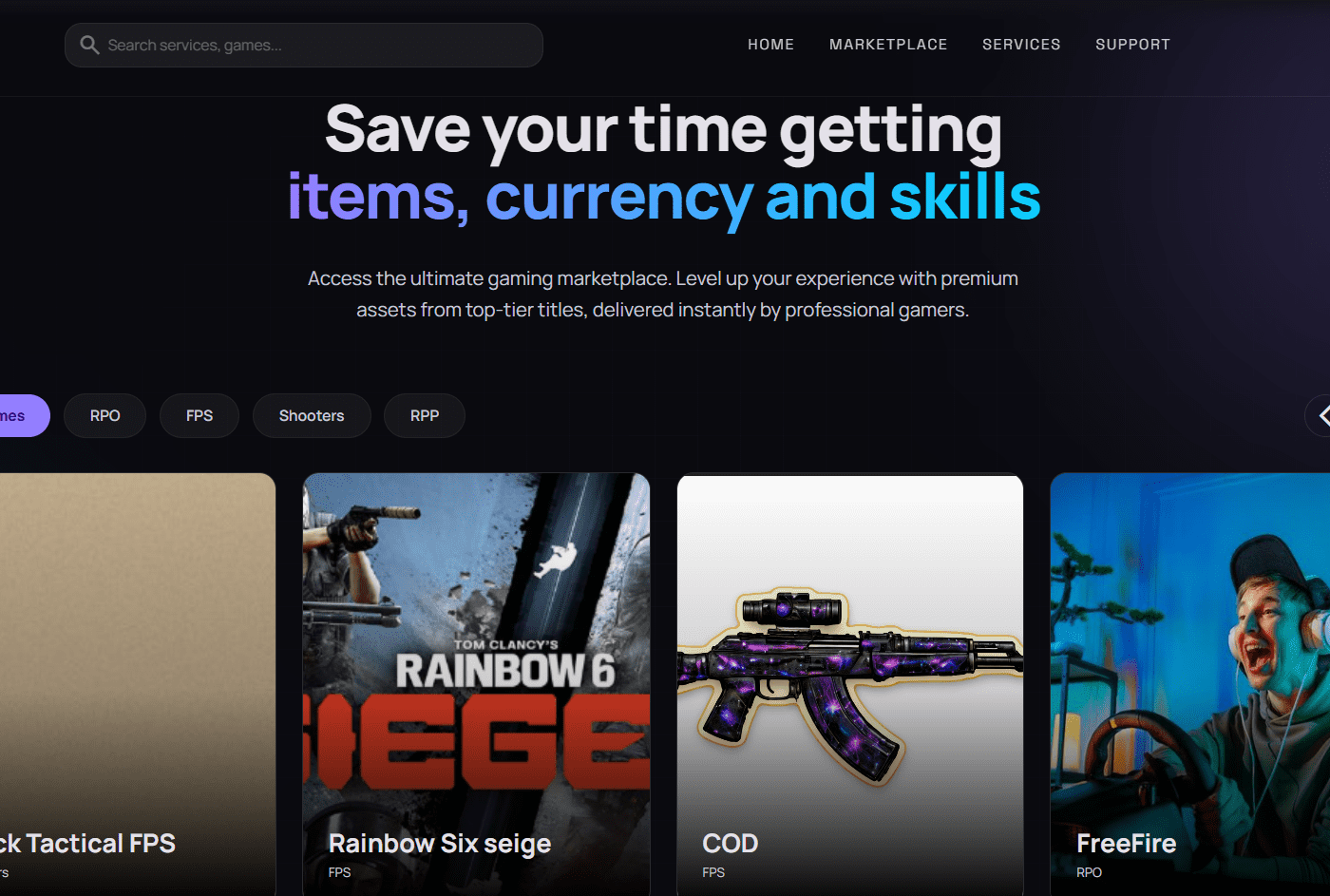 CarryCore — Pro Game Boosting & Rank Carry Service